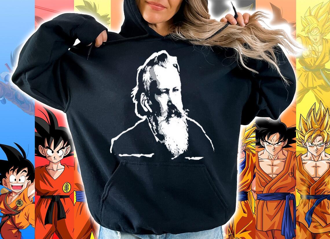 Johannes Brahms Bach Classical Music Composer Earbuds T-Shirt hoodie