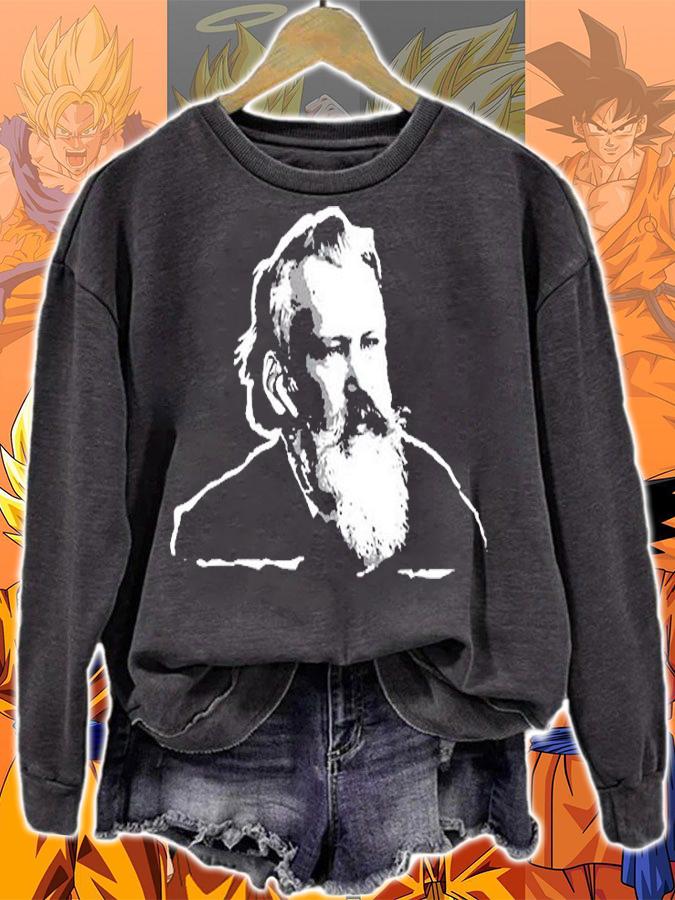 Johannes Brahms Bach Classical Music Composer Earbuds T-Shirt sweatshirt