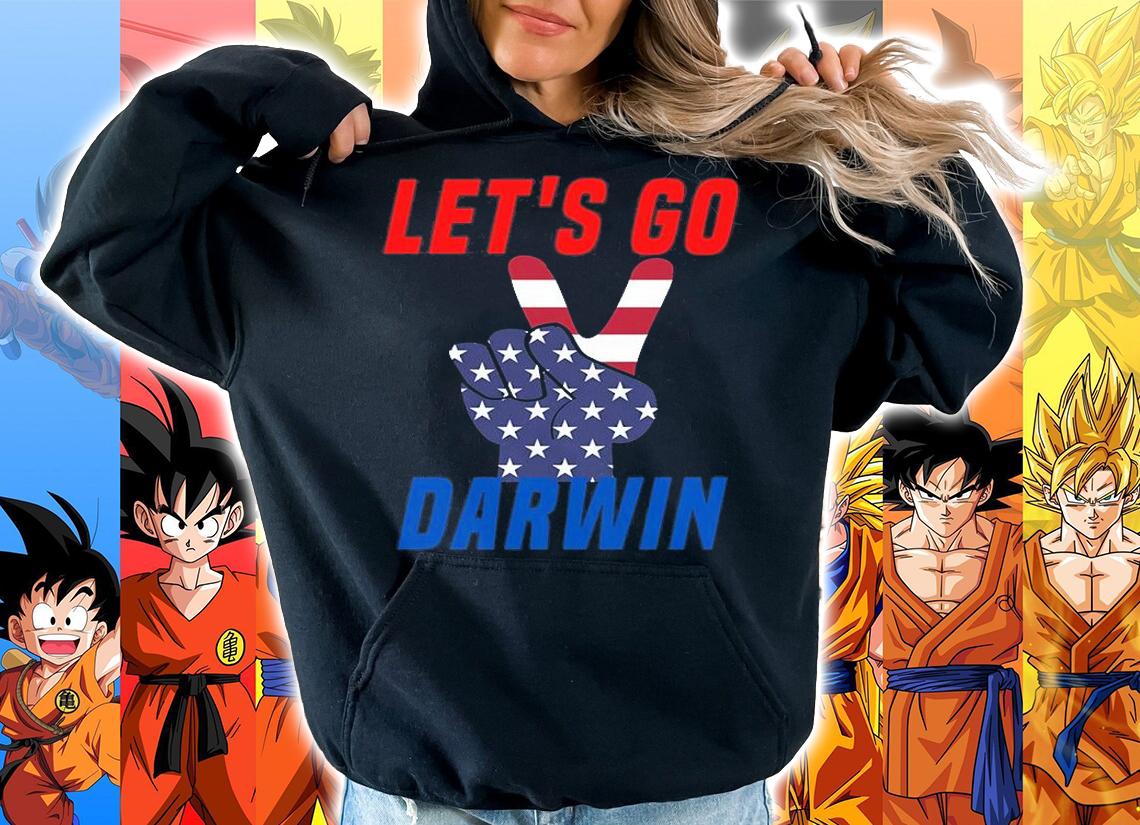 Let's Go Darwin Rock Paper Scissors Red Blue T-Shirt hoodie