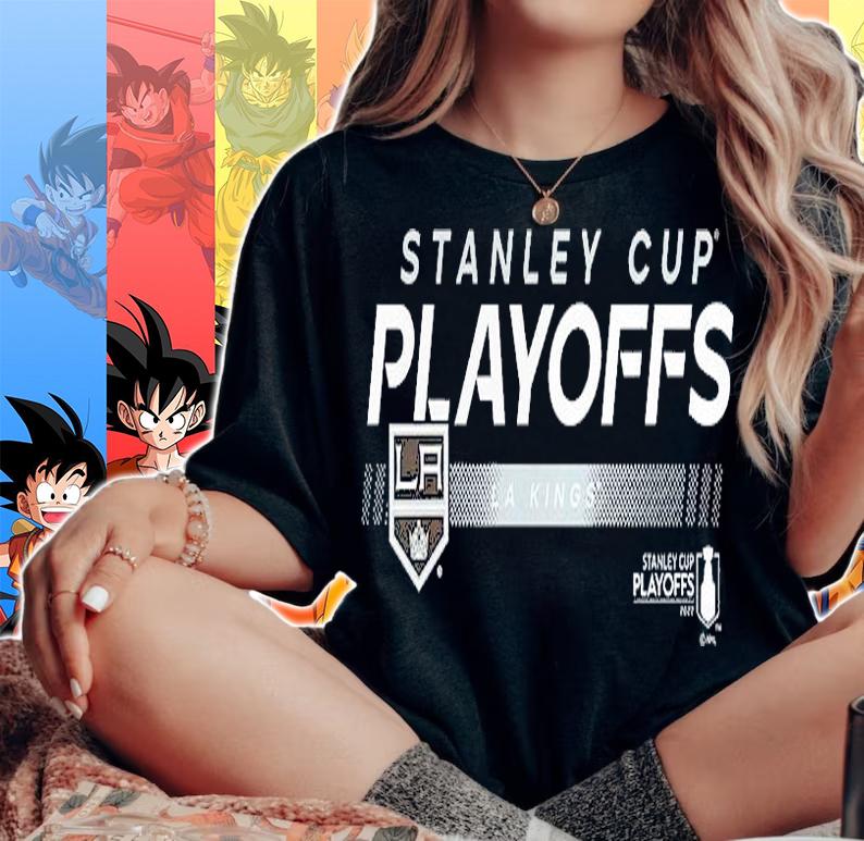 Los Angeles Kings 2022 Stanley Cup Playoffs Playmaker T-Shirt woman shirt