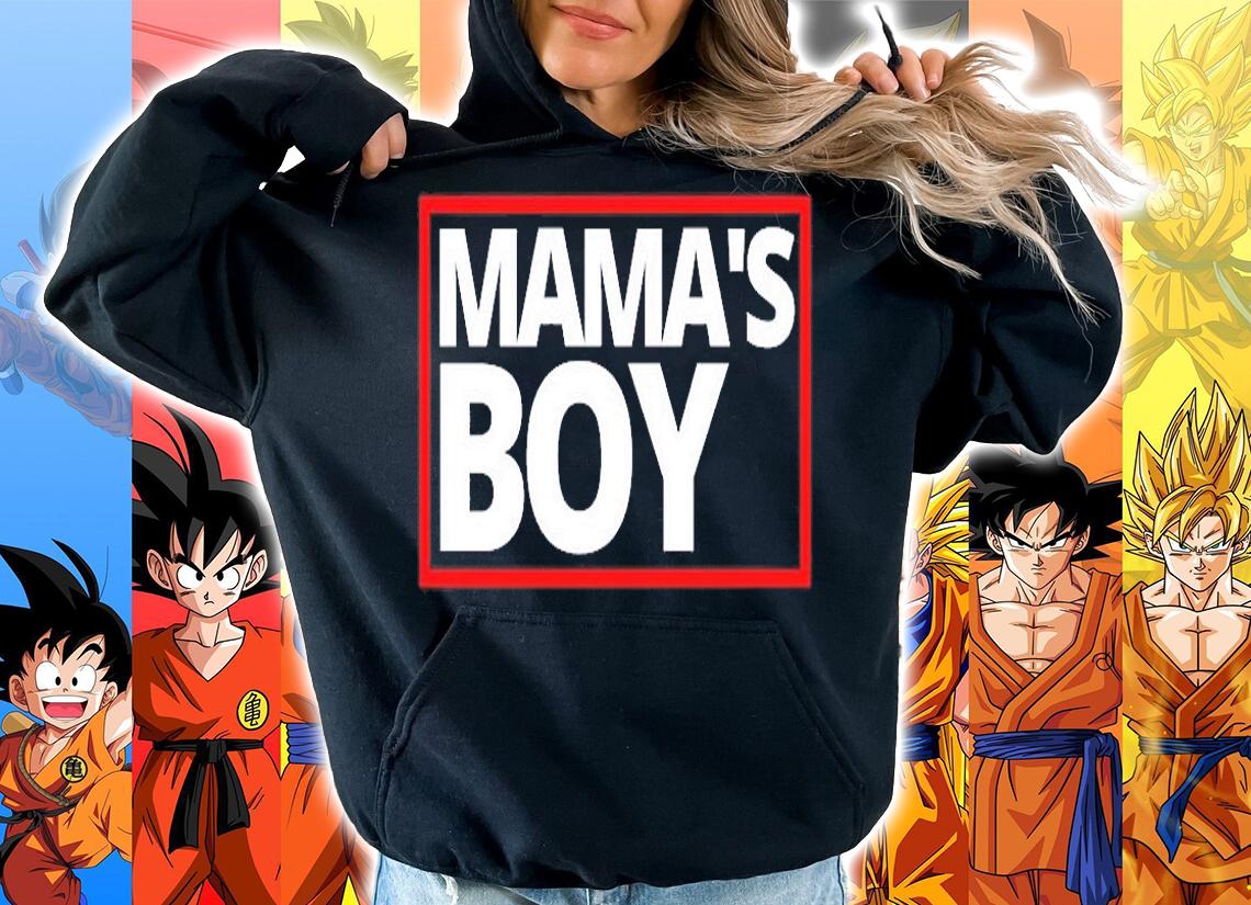MAMA's Boy (Red & White Stamp) T-Shirt hoodie