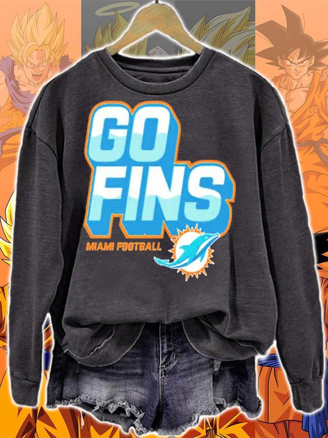 Miami Dolphins Football Go Fins Shirt sweatshirt