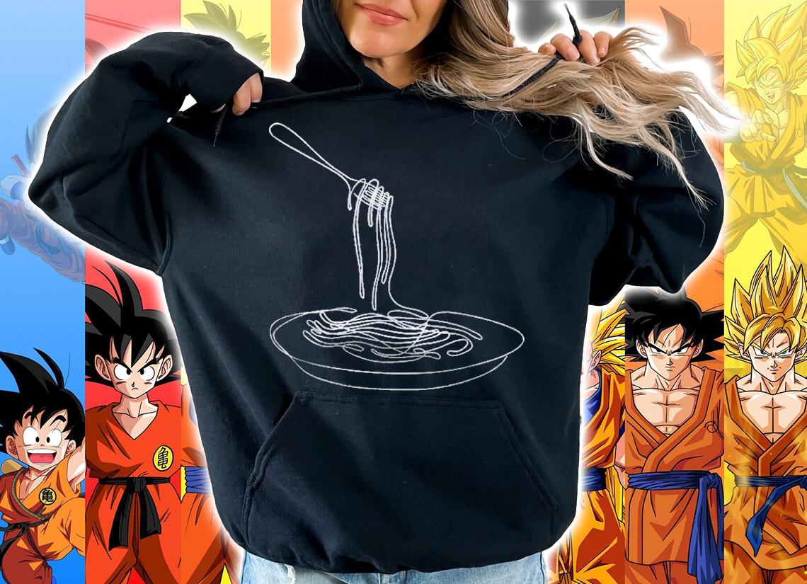 Spaghetti Pasta Continuous Line Art Italian Food Lover Shirt hoodie