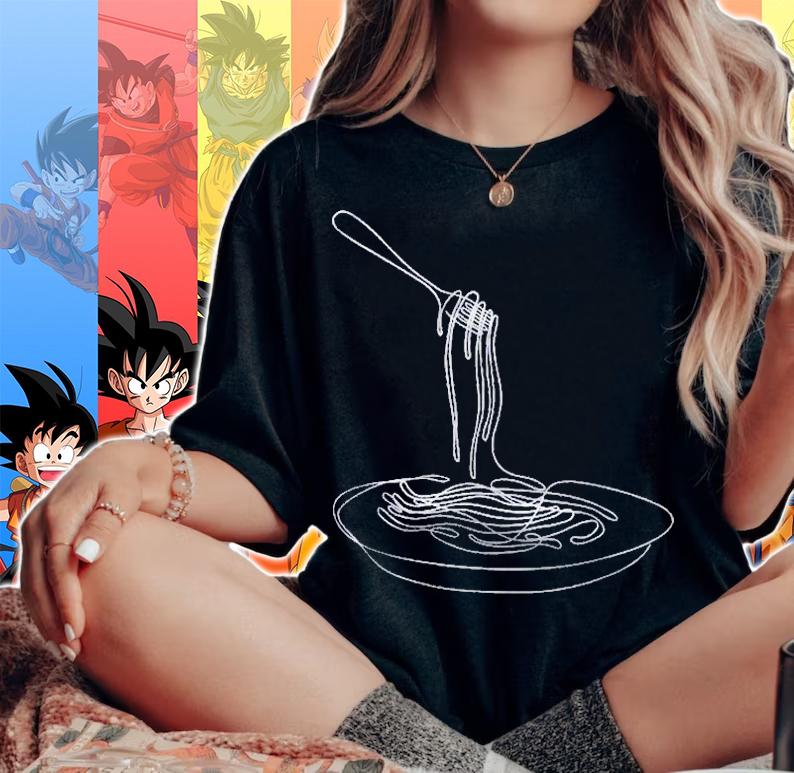 Spaghetti Pasta Continuous Line Art Italian Food Lover Shirt woman shirt