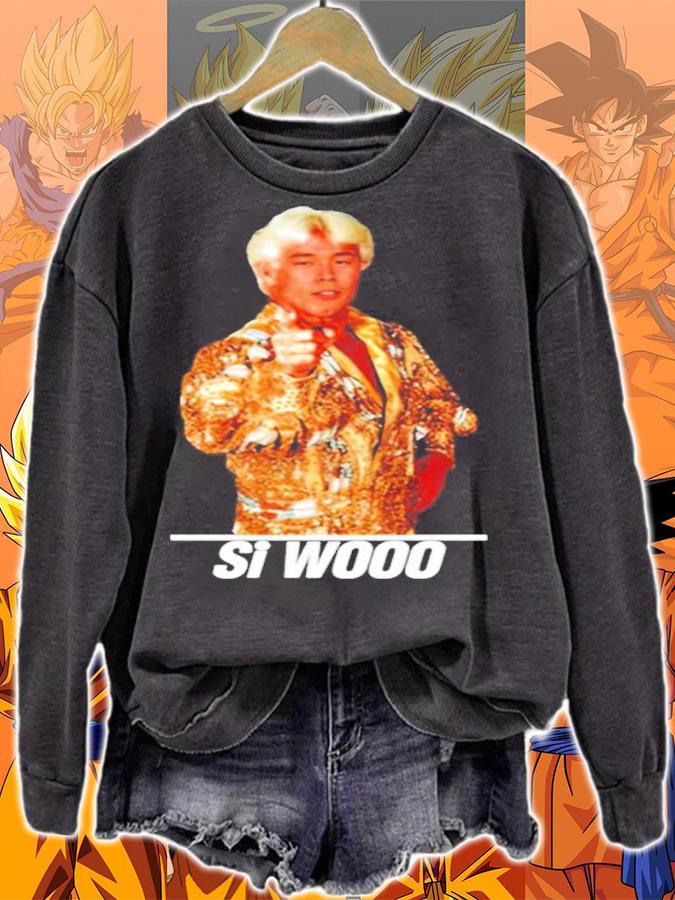 Tour Junkies Si Wooo And Ric Flair Shirt sweatshirt