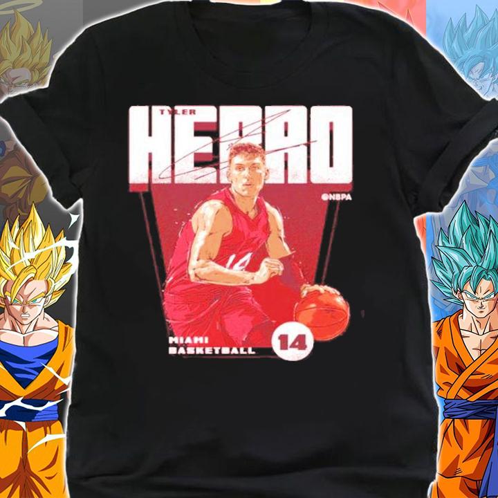Tyler Herro Miami Basketball Signatures Shirt shirt