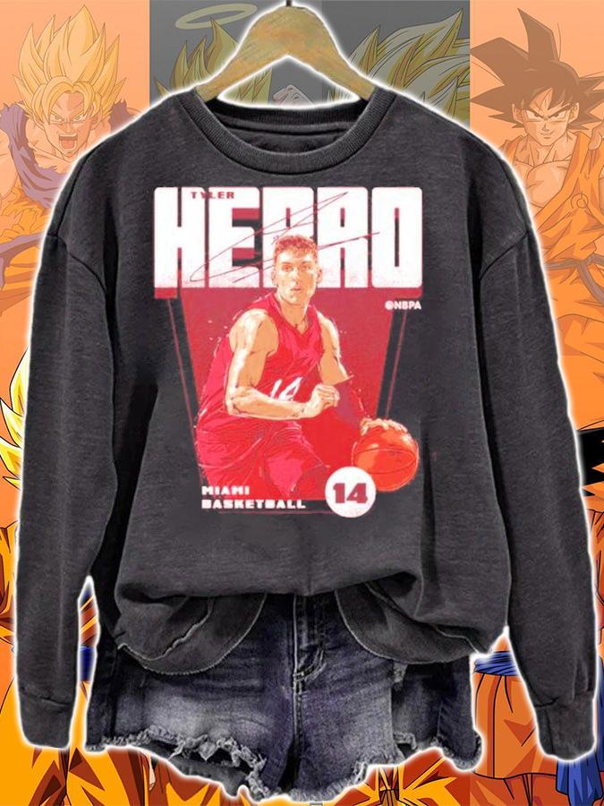 Tyler Herro Miami Basketball Signatures Shirt sweatshirt