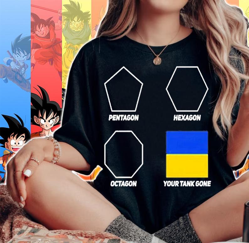 Ukraine Farmer Your Tank Gone T-Shirt woman shirt