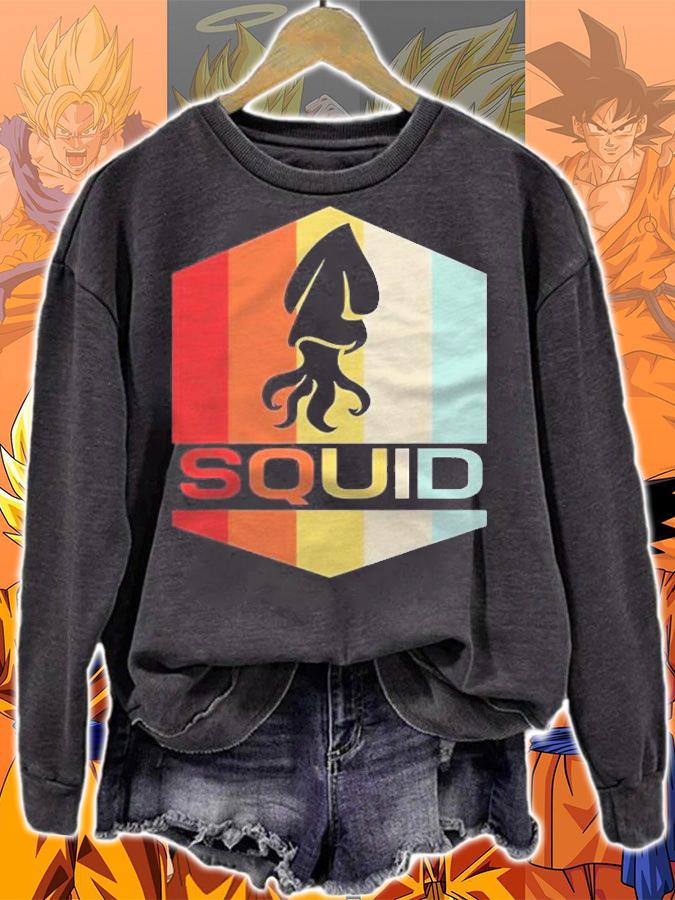 Vintage Squid Octopus Squid Lover Gift Shirt sweatshirt