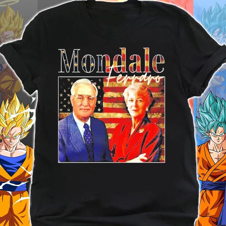 Walter Mondale And Joan Mondale American Flag t-shirt shirt