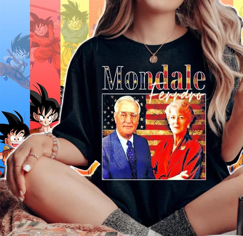 Walter Mondale And Joan Mondale American Flag t-shirt woman shirt