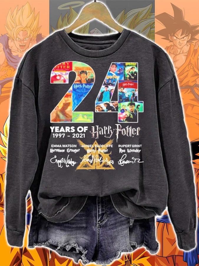 24 years of 1997-2021 Harry Potter t-shirt sweatshirt