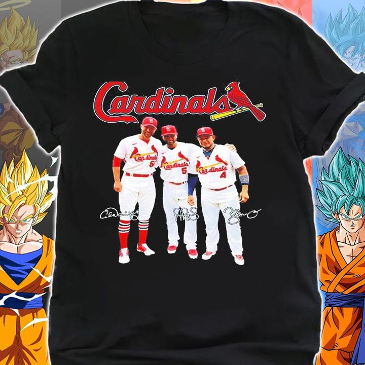 Cardinals Adam Wainwright Albert Pujols And Yadier Molina Signature T-Shirt shirt