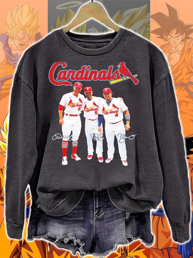 Cardinals Adam Wainwright Albert Pujols And Yadier Molina Signature T-Shirt sweatshirt