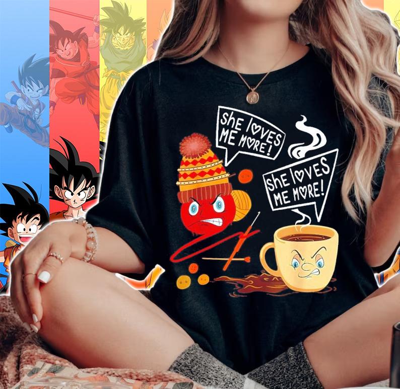 Crochet Coffee She Loves Me More Than I Love Her Shirt woman shirt