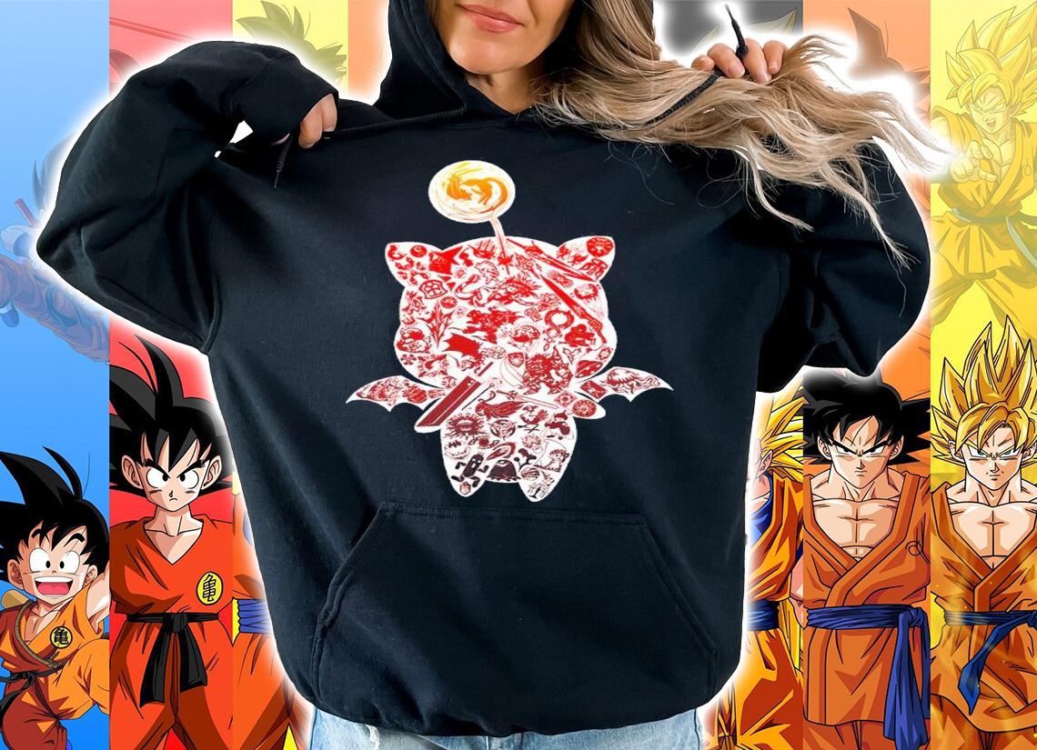 Fantasy Moogle Verse Red Shirt hoodie