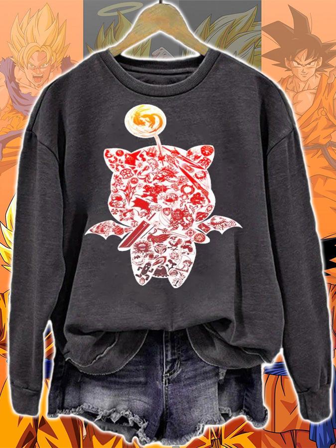 Fantasy Moogle Verse Red Shirt sweatshirt