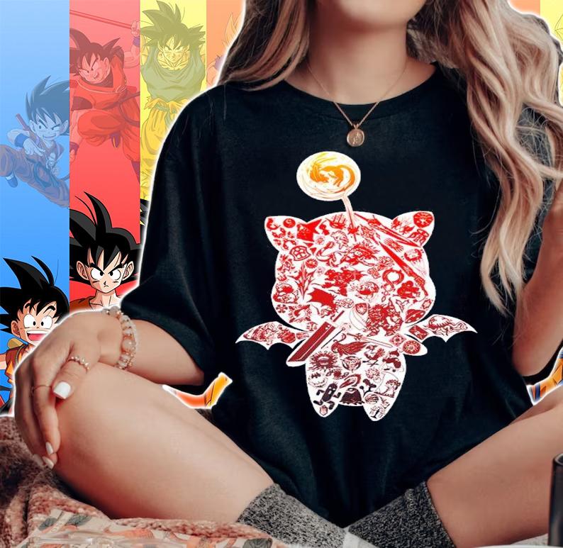 Fantasy Moogle Verse Red Shirt woman shirt