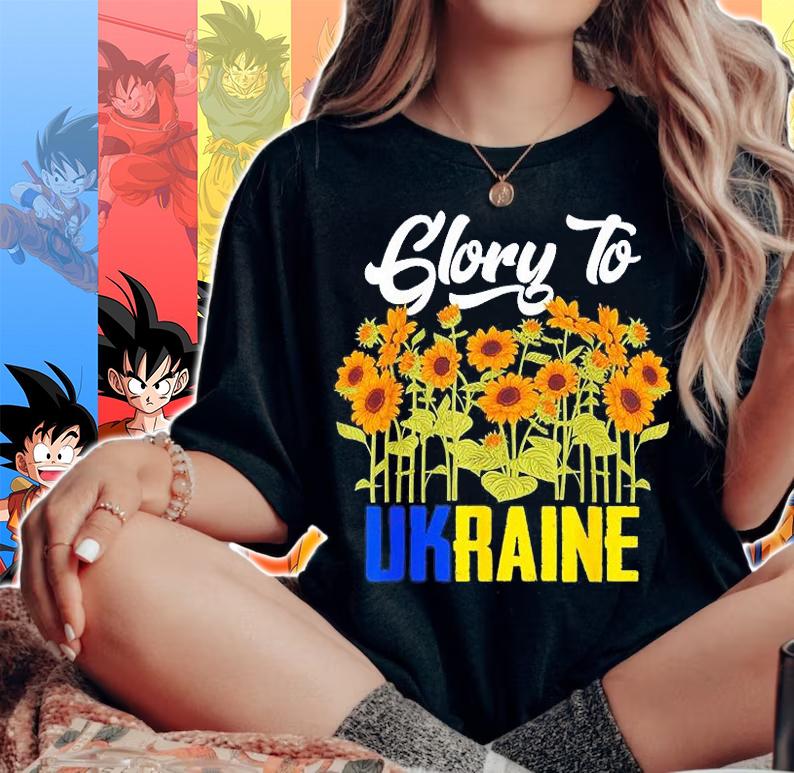 Glory To Ukraine Sunflower Peace Ukraine T-Shirt woman shirt
