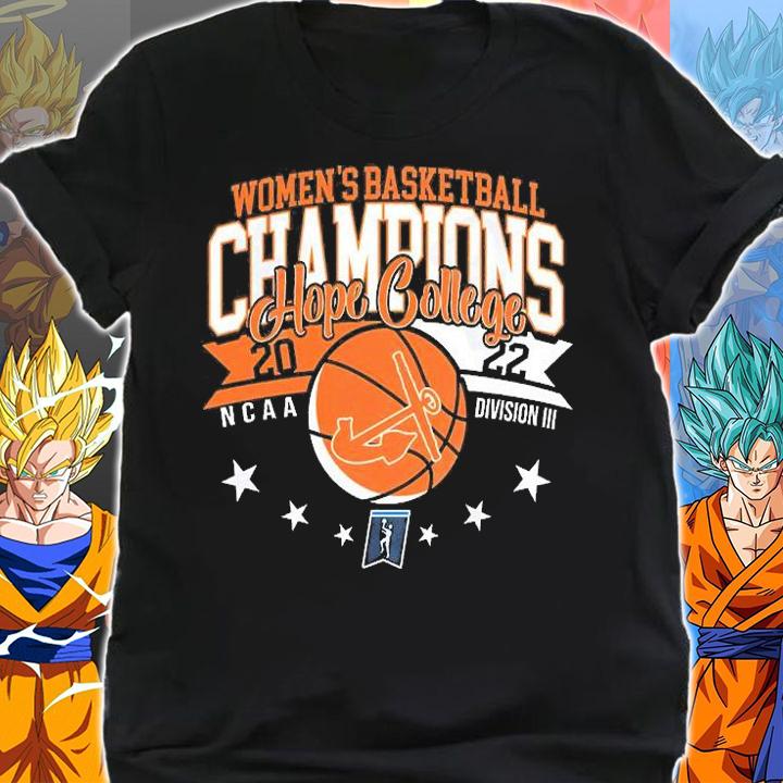 Hope College 2022 NCAA Division III Women's Basketball National Champions T-Shirt shirt