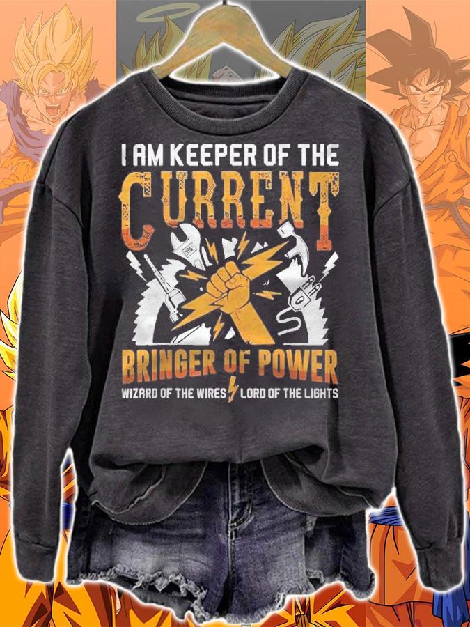 I Am Keeper Of The Currents Electrician Gift T-shirt sweatshirt