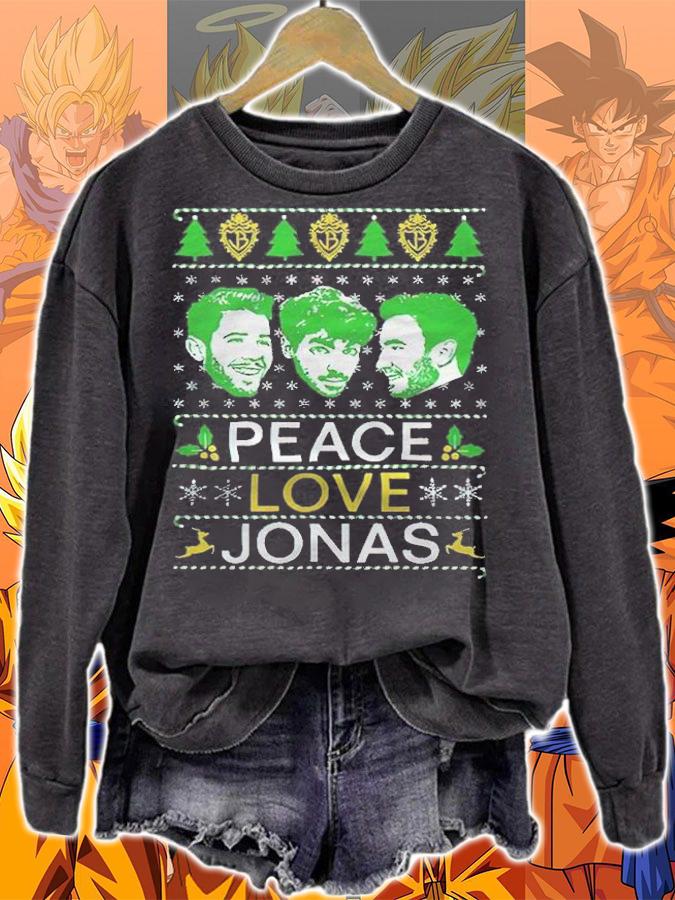 Jonas Brothers peace love Jonas T-shirt sweatshirt