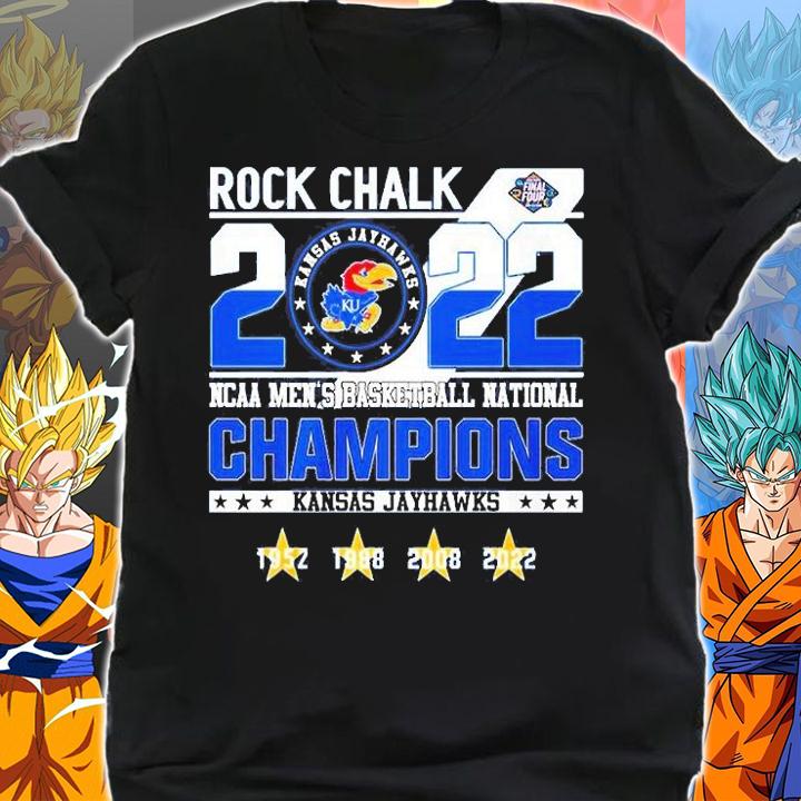 Kansas Jayhawks Champions Nation Championship 2022 T-Shirt shirt