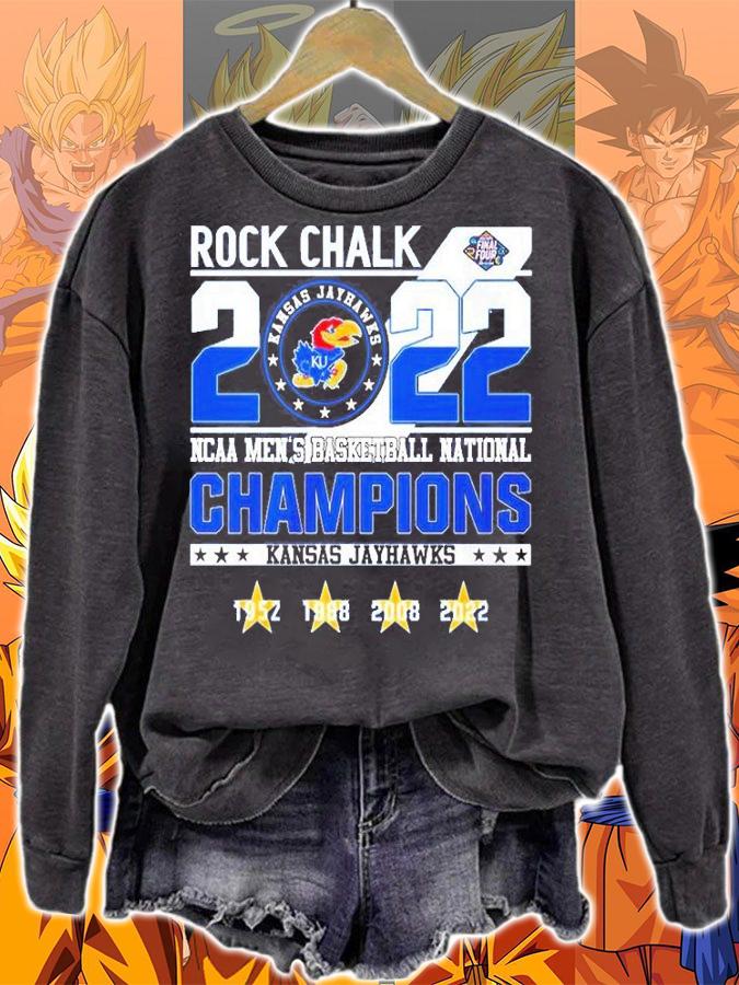 Kansas Jayhawks Champions Nation Championship 2022 T-Shirt sweatshirt