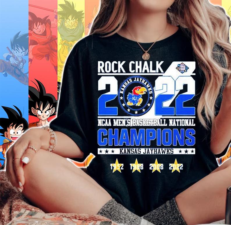 Kansas Jayhawks Champions Nation Championship 2022 T-Shirt woman shirt