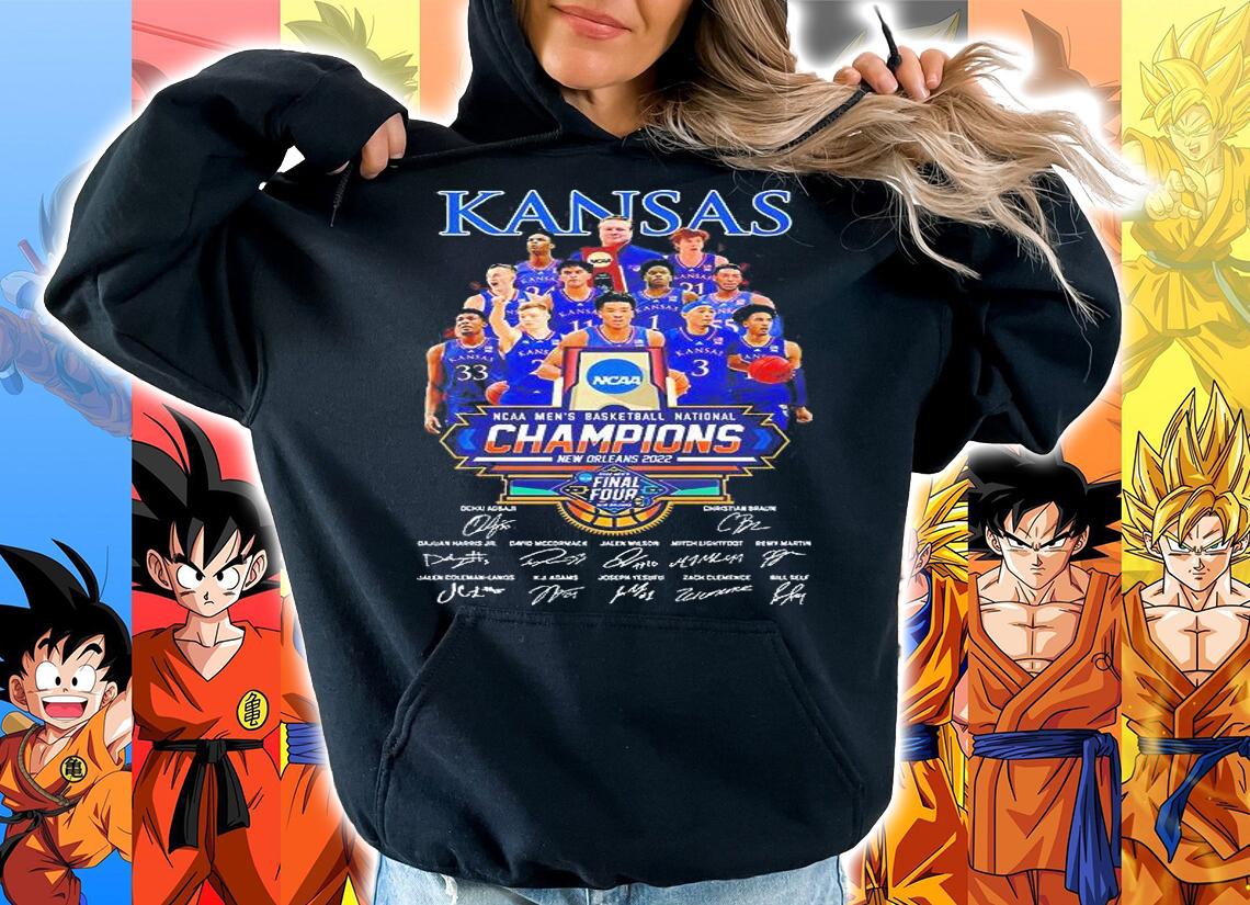Kansas NCAA Men's Basketball National Champions New Orleans 2022 T-T-Shirt hoodie