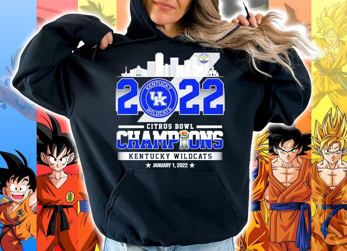 Kentucky Wildcats 2022 Citrus Bowl Champions Kentucky Wildcats January 1 2022 Shirt hoodie