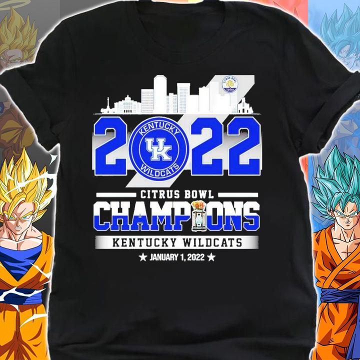 Kentucky Wildcats 2022 Citrus Bowl Champions Kentucky Wildcats January 1 2022 Shirt shirt