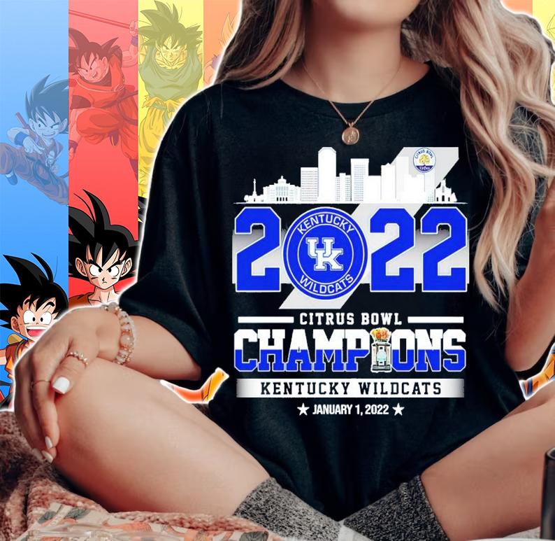 Kentucky Wildcats 2022 Citrus Bowl Champions Kentucky Wildcats January 1 2022 Shirt woman shirt