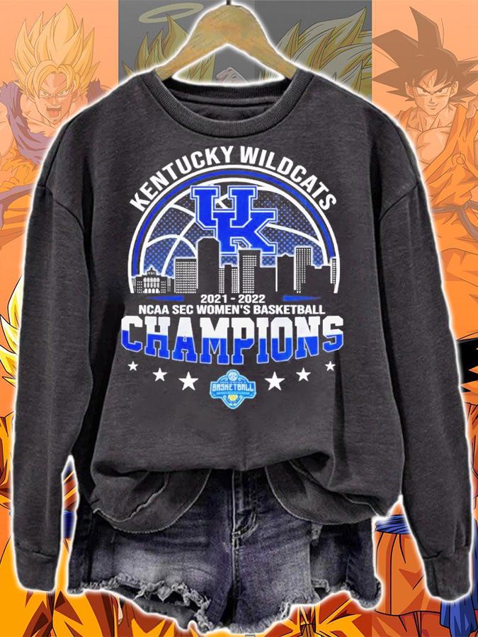 Kentucky Wildcats NCAA SEC Women's Basketball 2021-2022 Champions Shirt sweatshirt