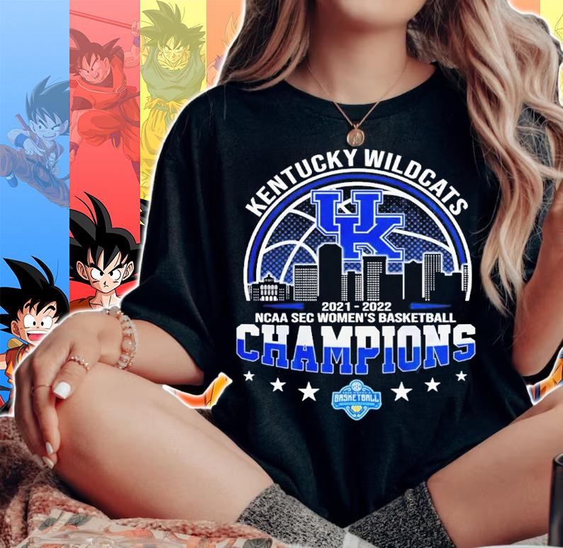 Kentucky Wildcats NCAA SEC Women's Basketball 2021-2022 Champions Shirt woman shirt