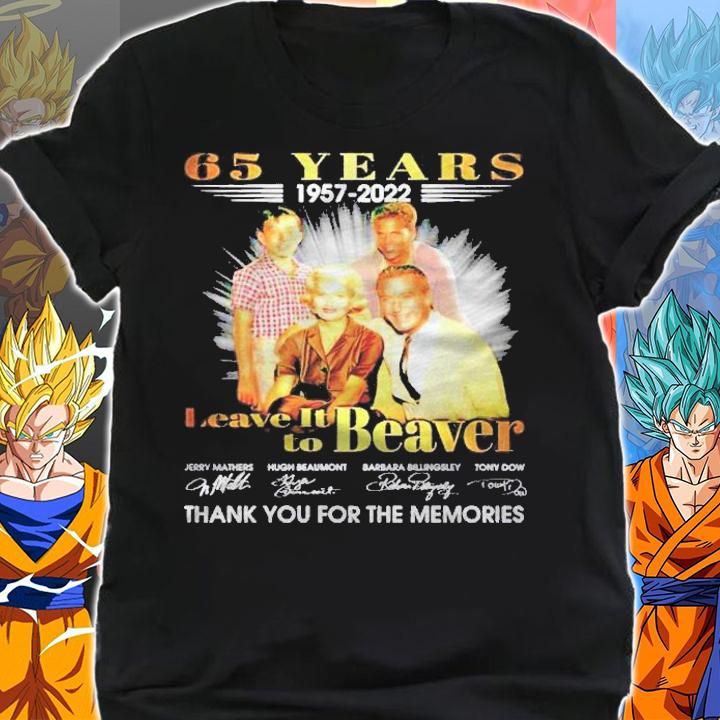 Leave It To Beaver 65 Years Thank You For The Memories Signatures Shirt shirt