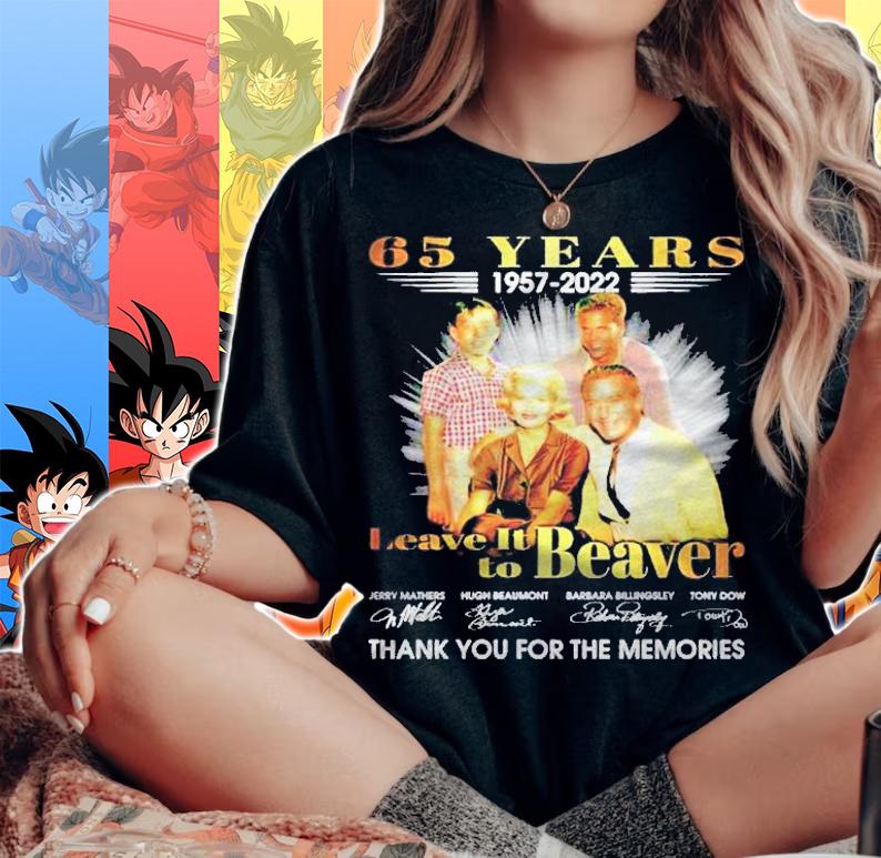 Leave It To Beaver 65 Years Thank You For The Memories Signatures Shirt woman shirt