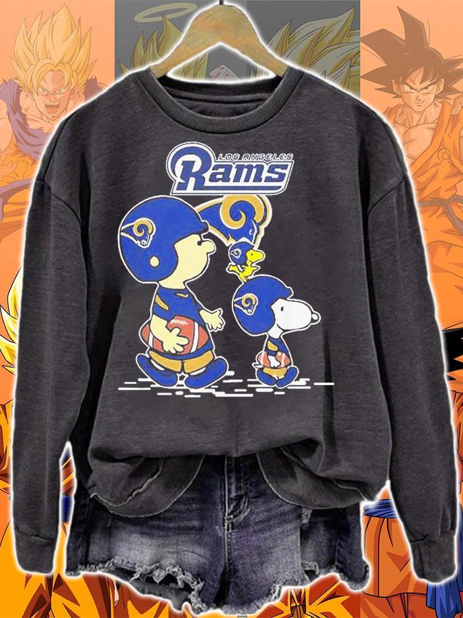 Los Angeles Rams Peanuts Characters T-Shirt sweatshirt