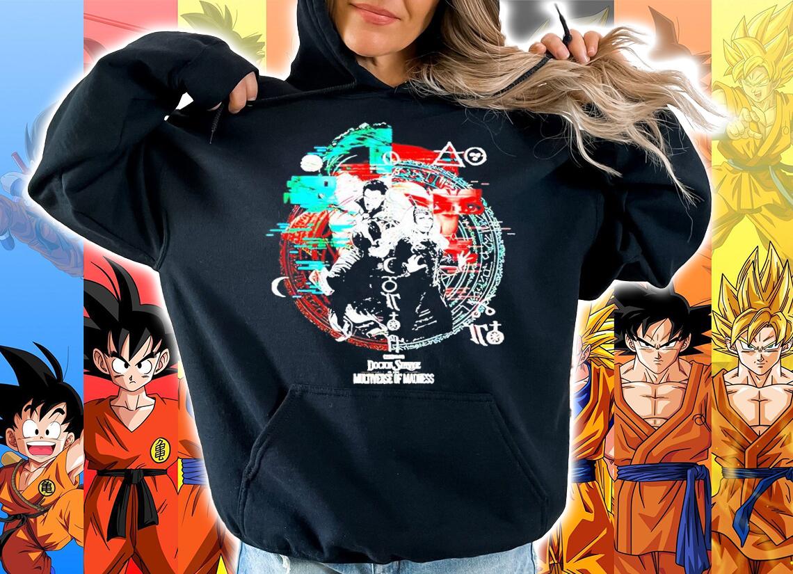 Marvel Doctor Strange 2 Strange And Scarlet Witch Glitch Shirt hoodie