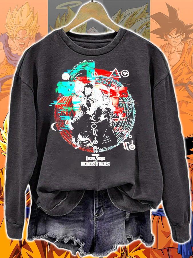 Marvel Doctor Strange 2 Strange And Scarlet Witch Glitch Shirt sweatshirt