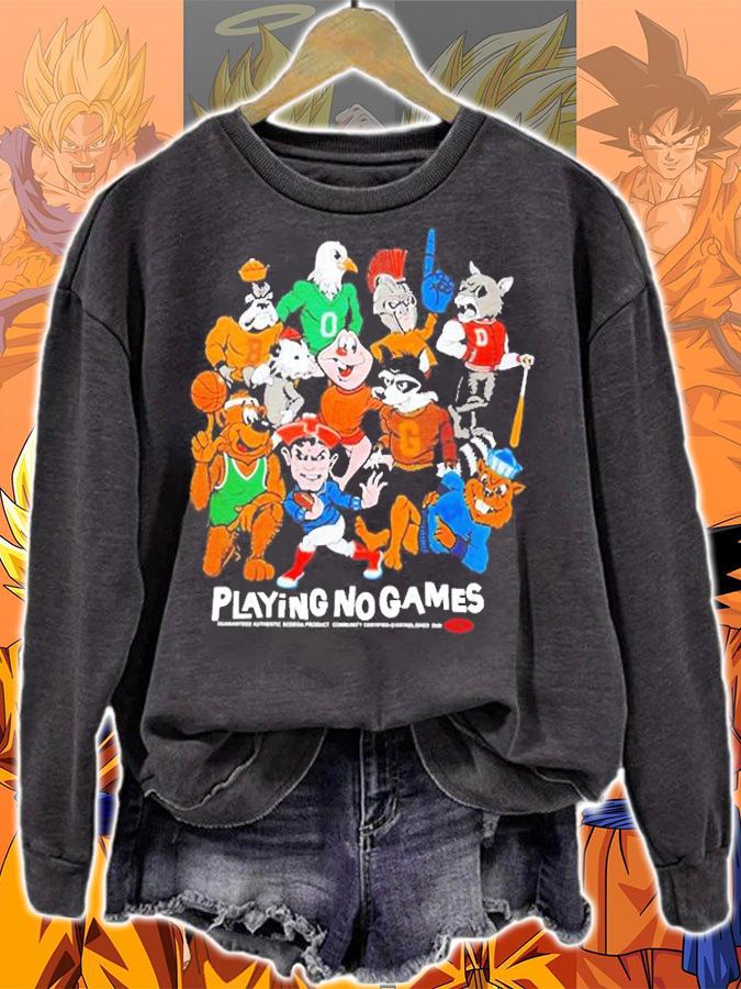 Mascot Playing No Games T-Shirt sweatshirt