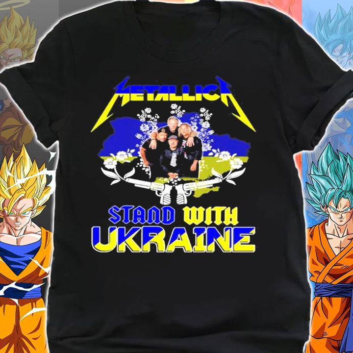 Metallica Rock Band Stand With Ukraine Shirt shirt