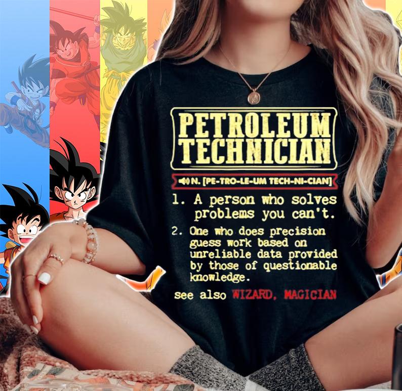 Petroleum Technician Dictionary Term Occupation T-Shirt woman shirt