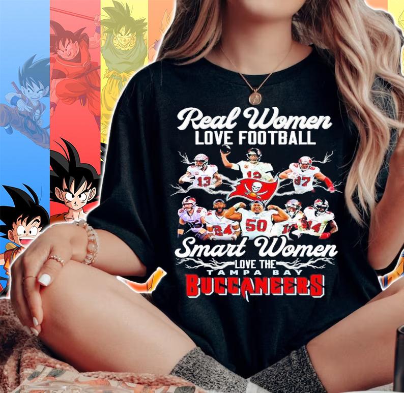 Real Women Love Football Smart Women Love The Tampa Bay Buccaneers Shirt woman shirt
