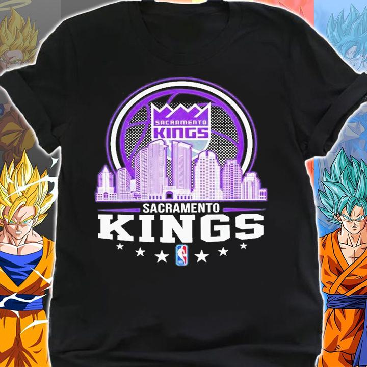 Sacramento Kings NBA City Skyline T-Shirt shirt