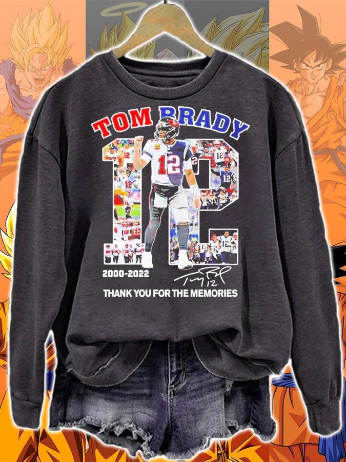 Tom Brady 2020 2022 Signature Thank You For The Memories T-Shirt sweatshirt