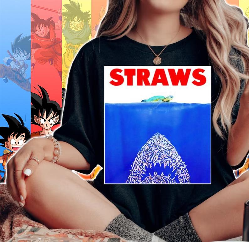 Turtles Straws shirt t-shirt woman shirt