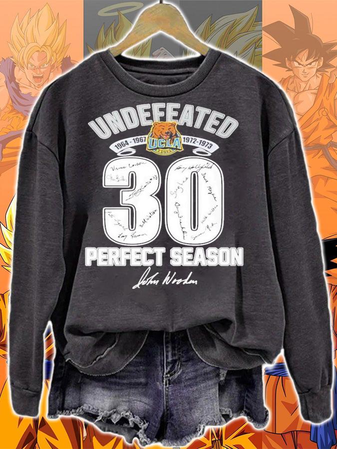 Undefeated 1964 1967 1972 1973 UCLA Bruins 30 perfect season shirt t-shirt sweatshirt
