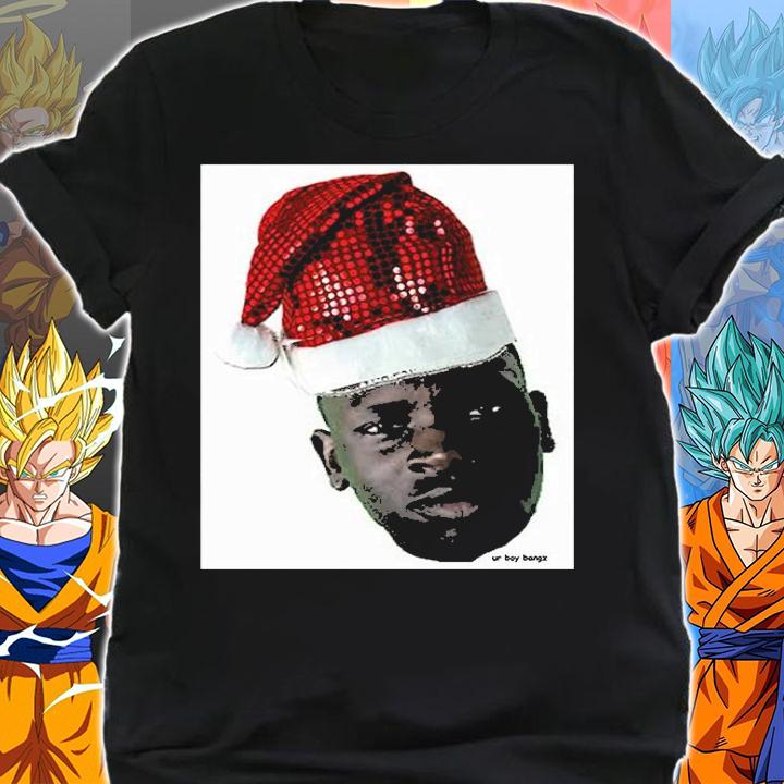 Ur Boy Bangz Santa Hat Christmas t-shirt shirt