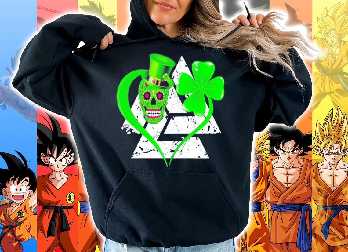 Valknut Skull Leprechaun St. Patrick's Day t-shirt hoodie